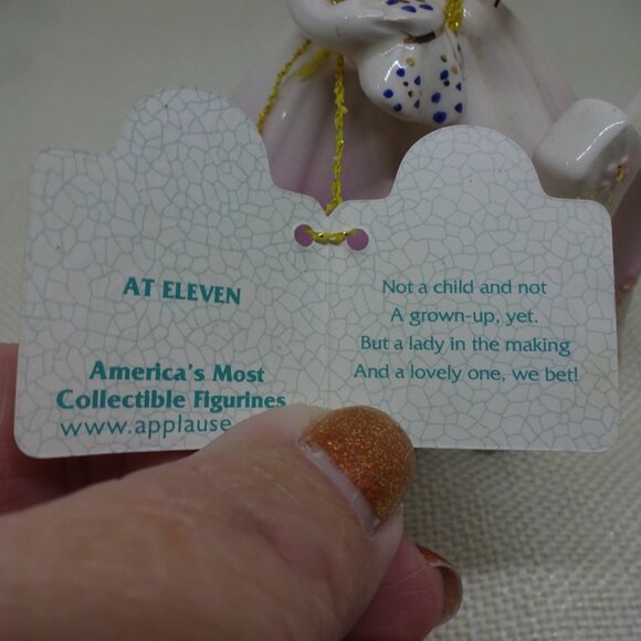 Josef Originals Birthday GIRLS THROUGH THE YEARS Age 11 Angel Figurine (EUC) - Picture 4 of 5